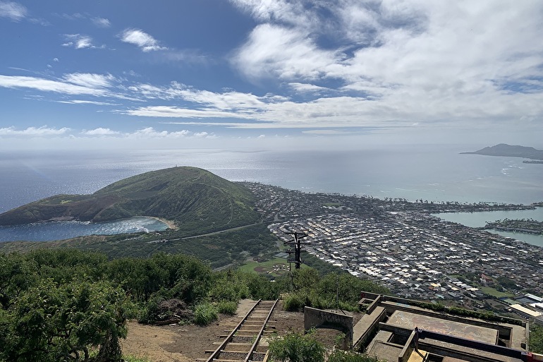 頂上からの景色